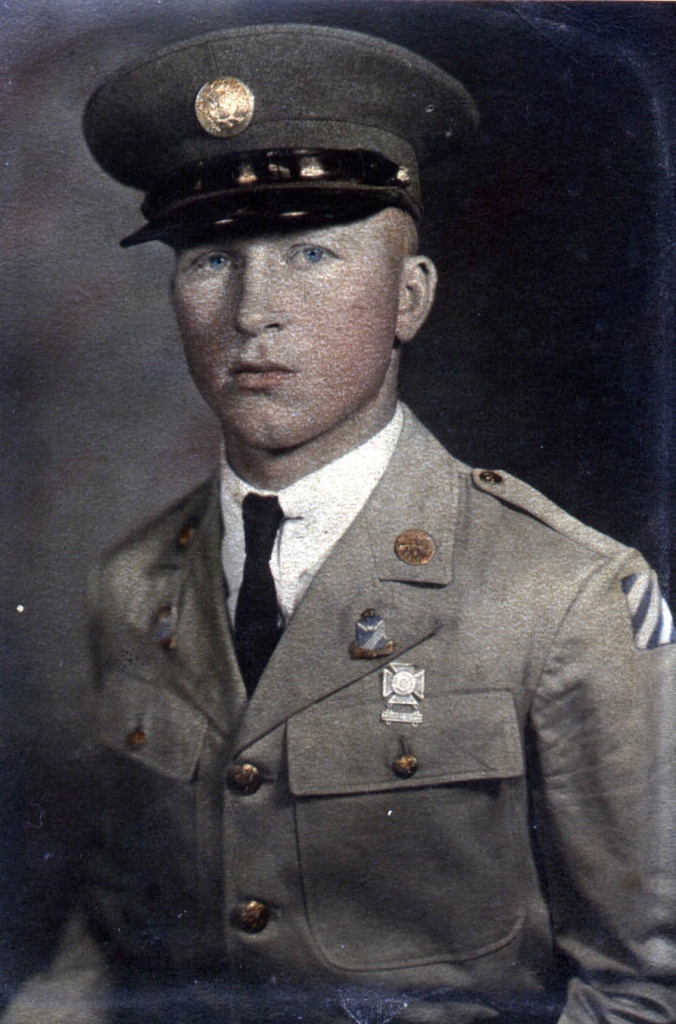 Roscoe in Army uniform.